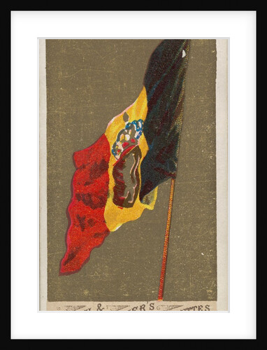 Belgium, from Flags of All Nations, Series 1 for Allen & Ginter Cigarettes Brands, 1887 by Allen & Ginter