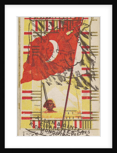 Egypt and Utah, from Flags of All Nations, Series 1 for Allen &…, 1887 by Allen & Ginter