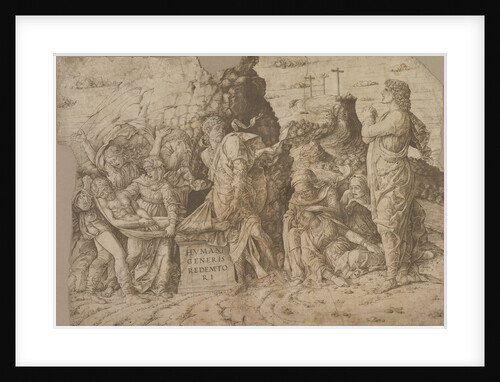The Entombment of Christ, ca. 1465-75 by Andrea Mantegna