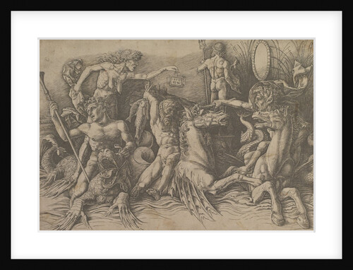 The Battle of the Sea Gods, ca. 1485-88 by Andrea Mantegna