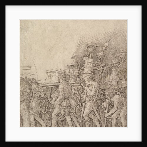 Triumph of Caesar: Soldiers carrying Trophies, ca. 1490 by Unknown