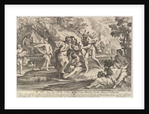 Bacchus as a child given by Mercury to the care of the Nymphs by Andrea Procaccini