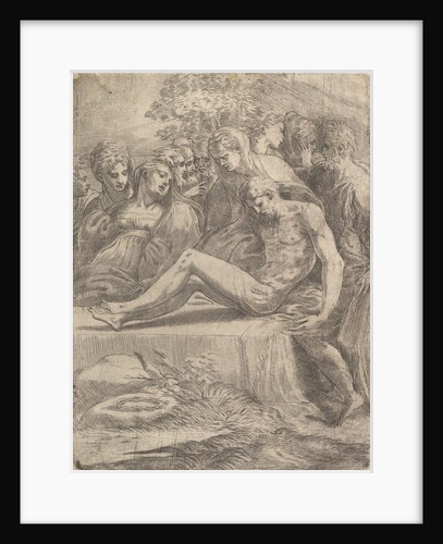 The lamentation over the dead Christ, ca. 1545-50 by Andrea Schiavone