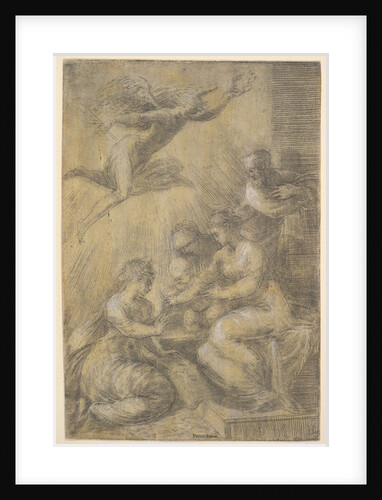 The mystic marriage of Saint Catherine, ca. 1550 by Andrea Schiavone