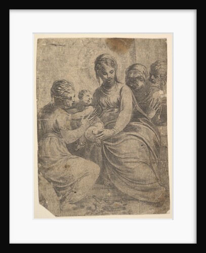 The Virgin and Child accompanied by saints, ca. 1550 by Andrea Schiavone