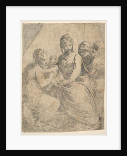 The Virgin and Child accompanied by saints, ca. 1540-50 by Andrea Schiavone