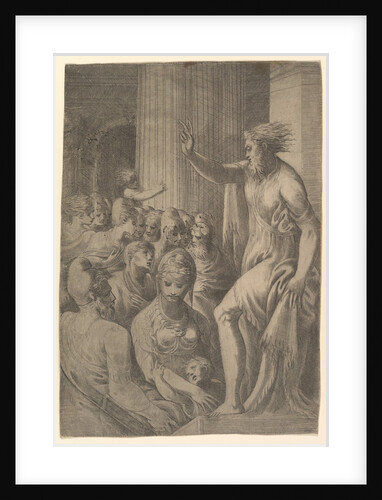 Saint Paul preaching in Athens, ca. 1548-53 by Andrea Schiavone