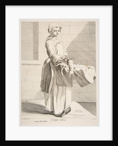 Fish Vendor, 1738 by Caylus
