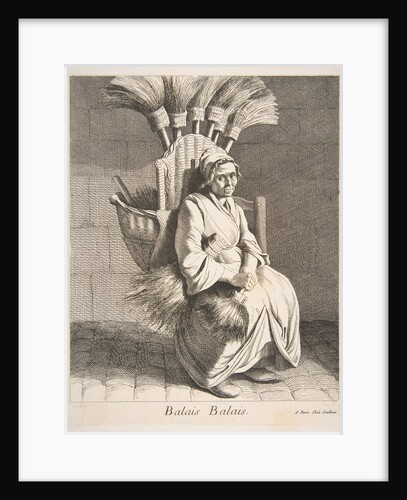 Broom Peddler, 1737 by Caylus
