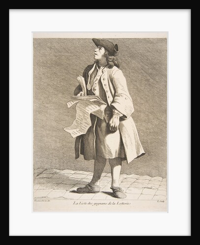 The Reading of Lottery Winners, 1746 by Caylus