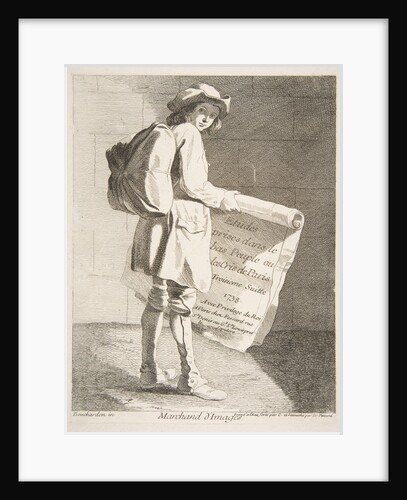 Picture Seller, 1738 by Caylus