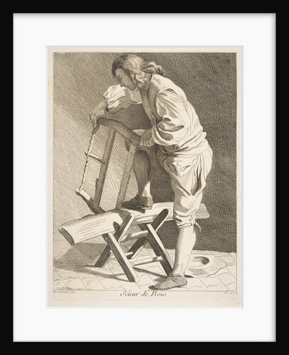 Wood Cutter, 1742 by Caylus