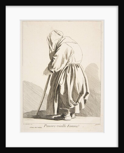 A Poor Old Woman, 1742 by Caylus