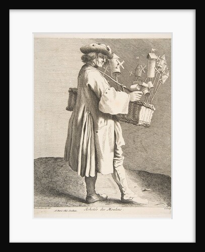 Whirligig Peddler, 1742 by Caylus