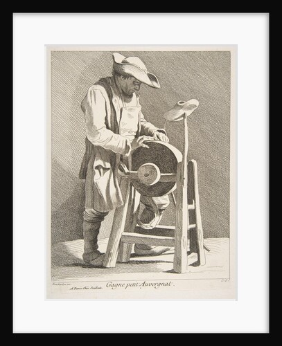 Knife Sharpener, 1742 by Caylus