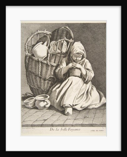 Pottery Peddler, 1738 by Caylus