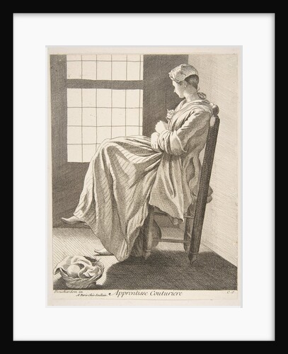 Sewing Apprentice, 1737 by Caylus