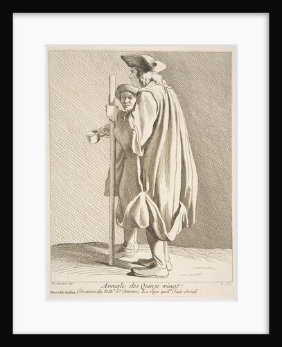 A Blind Man from the Quinze-Vingts Hospital, 1738 by Caylus