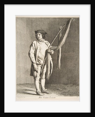 Laces Peddler, 1738 by Caylus