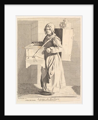 Organ Grinder, 1737 by Caylus