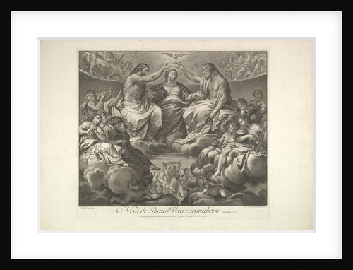 Coronation of the Virgin, 1741 by Unknown