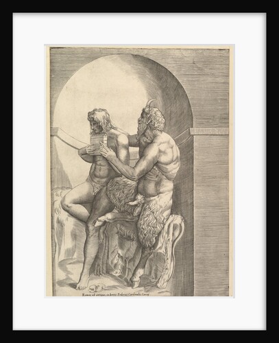 Speculum Romanae Magnificentiae: Pan Teaching the Young Olympus to Play the Flute, ca. 1540-80 by Unknown
