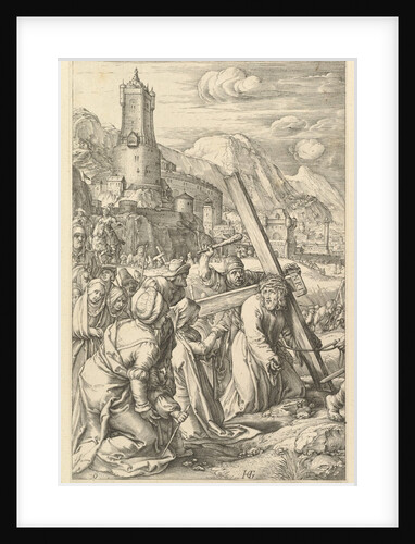 Christ Carrying the Cross, from The Passion of Christ, ca. 1598-1617 by Unknown