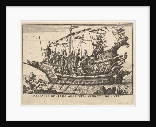 Plate 13: Argonauts Meleager and Tydeus led by Cupid, 1664 by Unknown