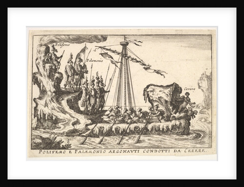 Plate 8: Polyphemus and Palemonius led by Cere by Unknown