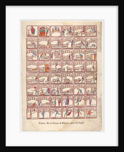 Forty-eight vignettes of bullfighting manoeuvers and scenes from the ring, ca. 1800-1850 by Unknown