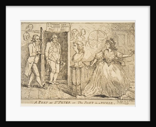 A Peep at St. Peter or The Poet in a Pickle, July 23, 1789 by Unknown