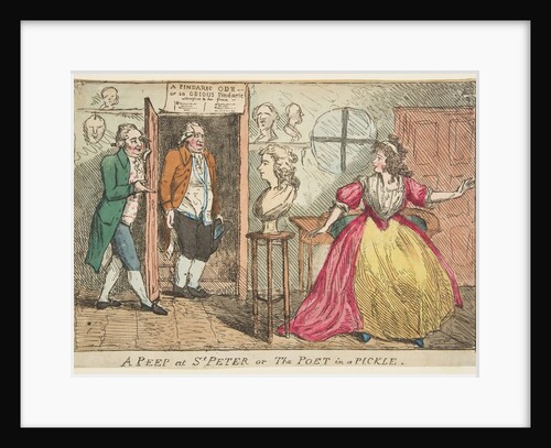 A Peep at St. Peter or The Poet in a Pickle, July 23, 1789 by Unknown