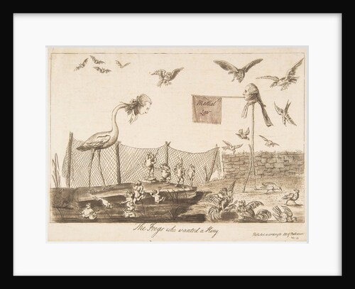 The Frogs Who Wanted a King, July 14, 1789 by Unknown