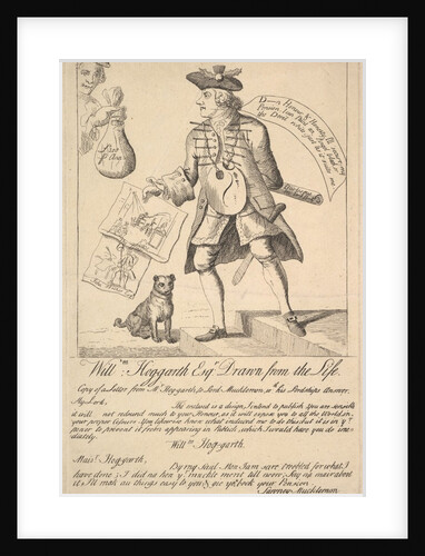 William Hog-garth Esq. Drawn from the Life, 1763 by Unknown