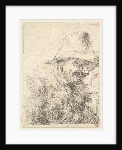 Head of a Peasant, 17th century by Unknown