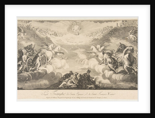 Triumph of Saint Ignatius and Saint Francis Xavie by Unknown