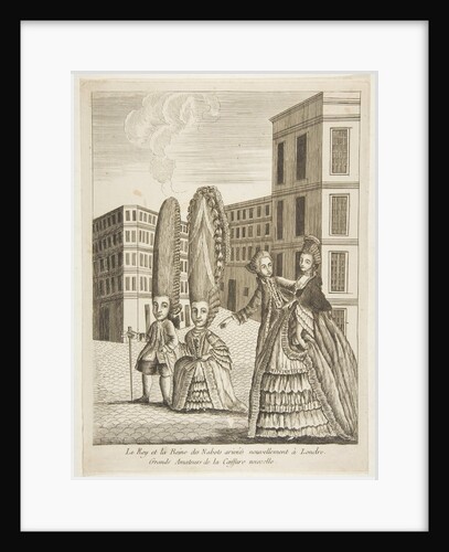 Le Roy et la Reine des Nabots arrivés nouvellement à Londre. Grands amateurs de la…, 18th century by Unknown
