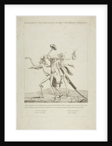 Signalement Des Chouans et Autres Contrevolutionaires, ca. 1793 by Unknown