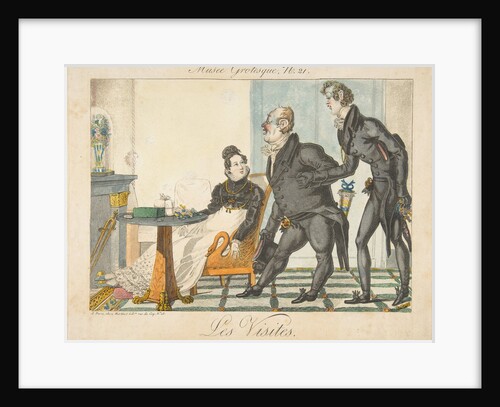 Les Visites, Musée Grotesque, No. 21, early 19th century by Unknown