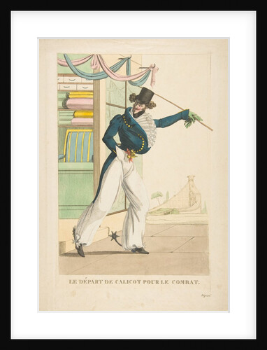 Le Départ de Calicot Pour le Combat, 1817-18 by Unknown