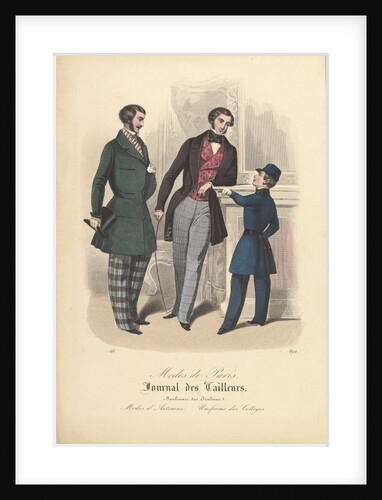 892 from Modes de Paris, Journal des Tailleurs, 1848 by Unknown
