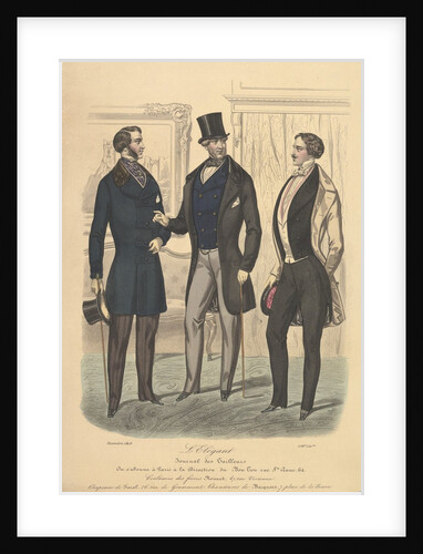 L'Elegant from Journal des Tailleurs, 1848 by Unknown