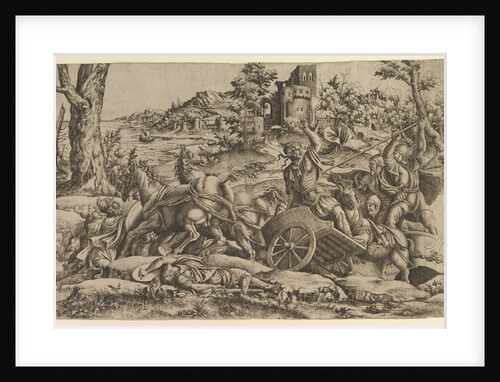 Agamemnon killing Odios, ca. 1545 by Unknown