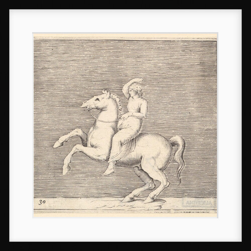 Woman on Rearing Horse, published ca. 1599-1622 by Unknown