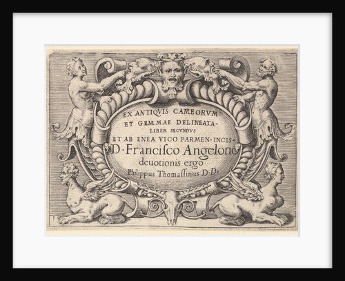 Ex Antiquis Cameorum et Gemmae Delineata/ Liber Secundus/et ab Enea Vic…, published ca. 1599-1622 by Unknown