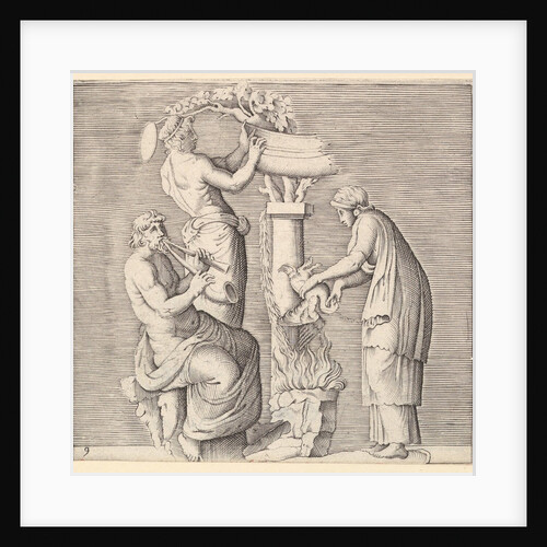 Sacrifice of a Swan, published ca. 1599-1622 by Unknown