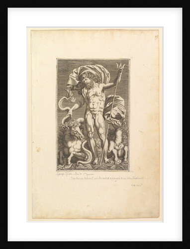 Neptune Between Two Sea Horses, ca. 1560-80 by Unknown