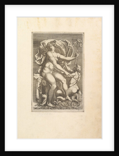 Thetis Seated with a Triton, 16th century by Unknown