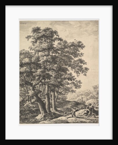 Venus and Adonis by Anthonie Waterloo