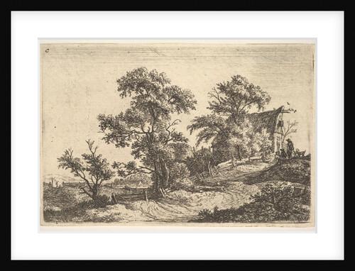 A Cottage on a Hill by Anthonie Waterloo